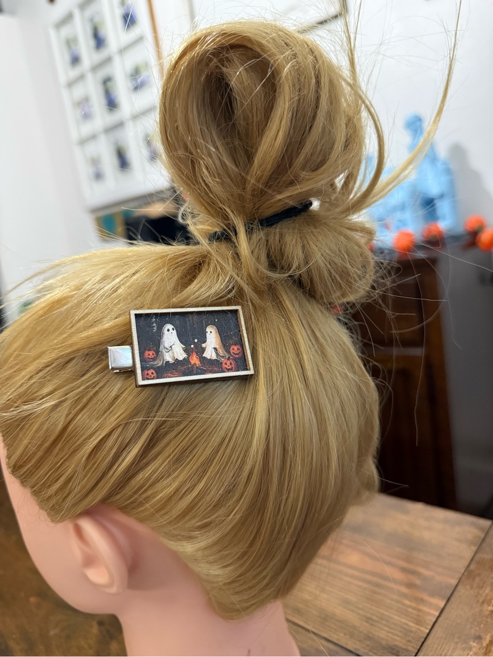Ghost ๐ป campfire ๐ฅ hair clip